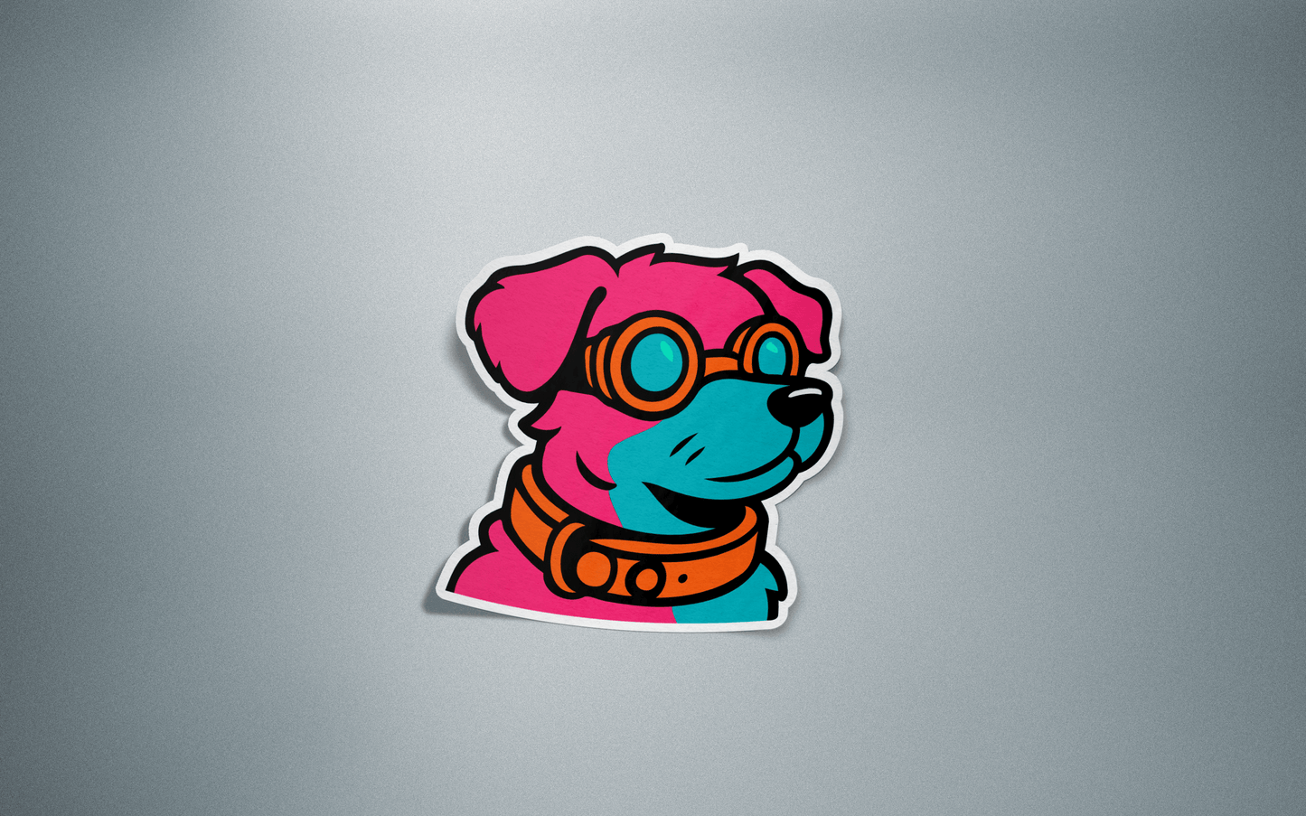 - Cosmic Canine Sticker - FrogsterGear
