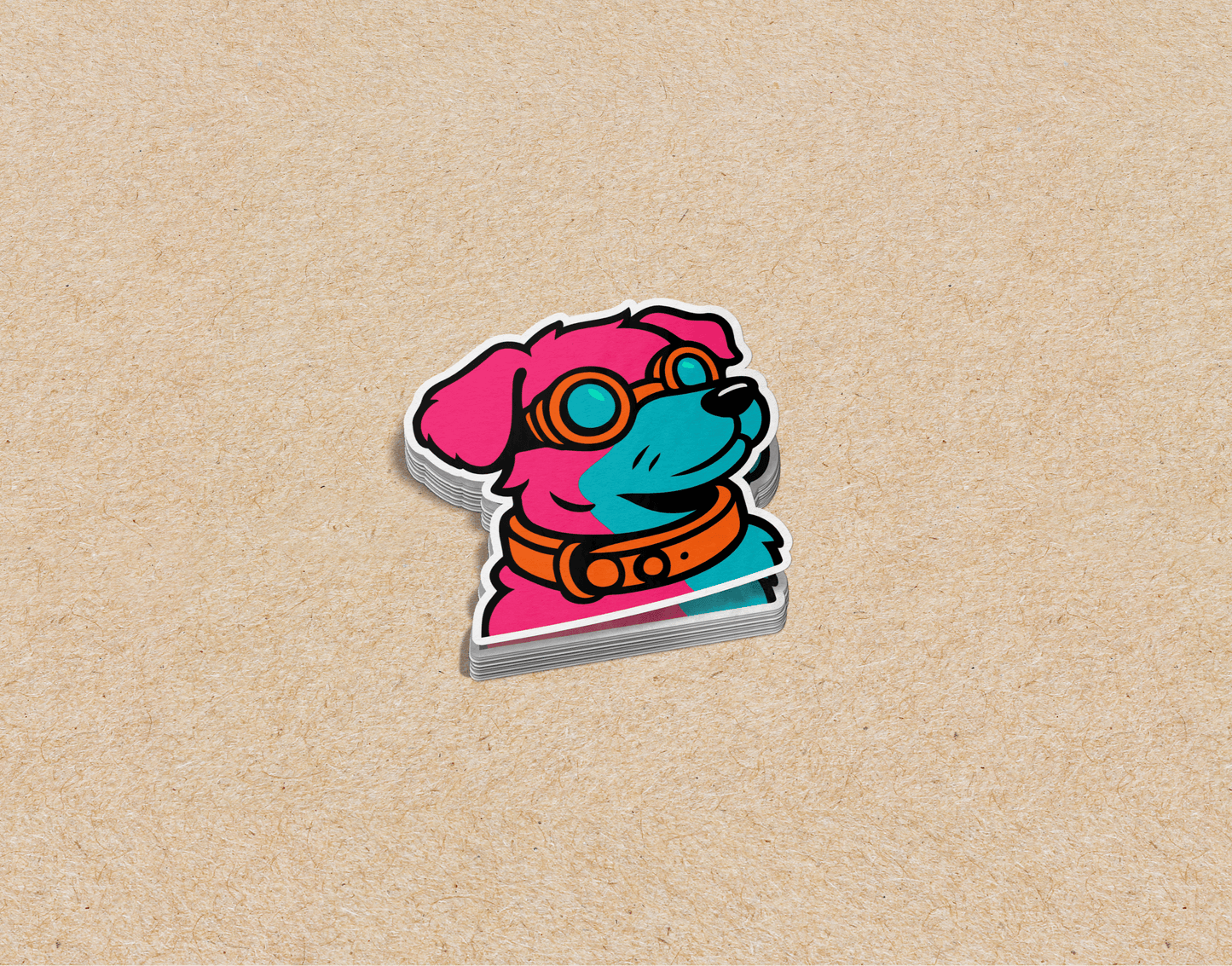 - Cosmic Canine Sticker - FrogsterGear