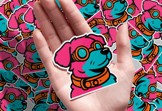  - Cosmic Canine Sticker - FrogsterGear