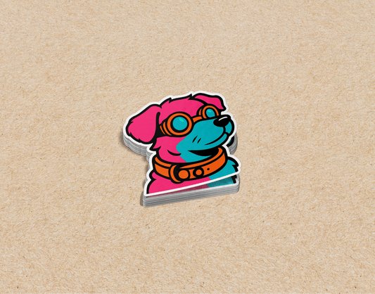  - Cosmic Canine Sticker - FrogsterGear
