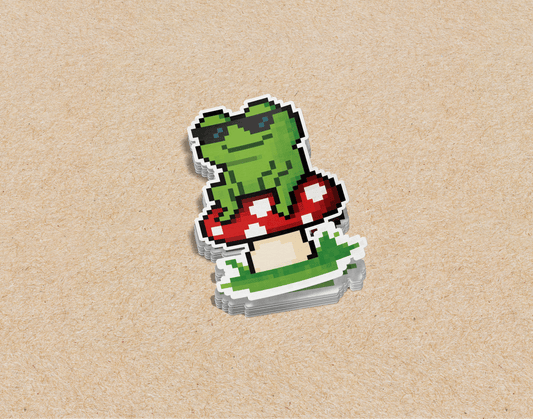  - Froggshroom Sticker - FrogsterGear